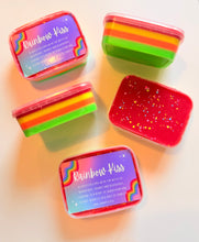 Load image into Gallery viewer, Rainbow Kiss Wax Melt Tub
