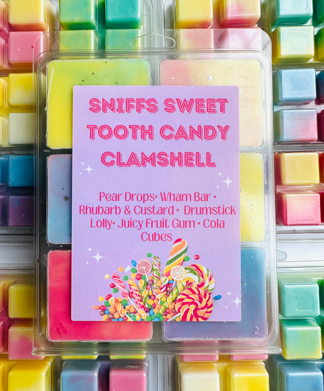 Retro Sweets Wax Melt Clamshell